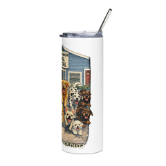 "Who Let the Dogs Out?" Baldwin Harbor Animal Hospital 20oz Stainless Steel Tumbler