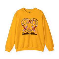 You Give Me Butterflies - Unisex Heavy Blend™ Crewneck Sweatshirt