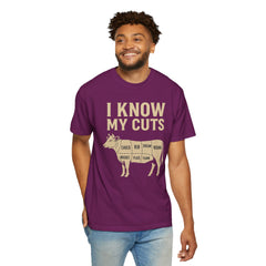 Funny Cow Cuts Unisex T-Shirt - Gift for Meat Lovers, BBQ Parties