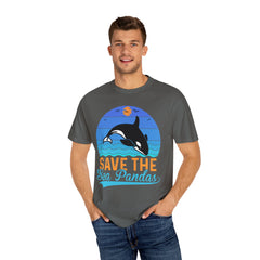 Save The Sea Pandas Comfort Colors Unisex Garment-Dyed T-shirt