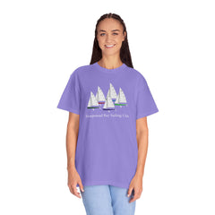 Hempstead Bay Sailing Club T-Shirt — Vintage Sailboat Race Day Tee