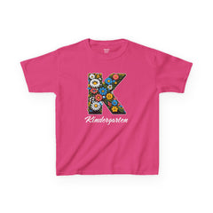 Floral Letter K Kids Tee, Cute Children’s Flower T-Shirt, Kids Customizable Summer Shirt, Personalized Gift for Birthdays, Garden [...]