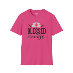 Blessed Nurse - Unisex Softstyle T-Shirt | Nurse Awareness, Medical Apparel, Gift For Her, Scrub Tee, Hospital Staff Gift, Registered Nurse