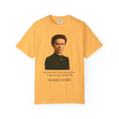 Marie Curie Portrait T‑Shirt — "I Make Science Literally Lit" Science Tee