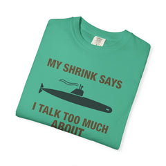 Submarine Humor T-Shirt - Funny Unisex Tee for Nautical Lovers, Gift for Submarine Enthusiasts, Casual Wear, Maritime Joke Shirt