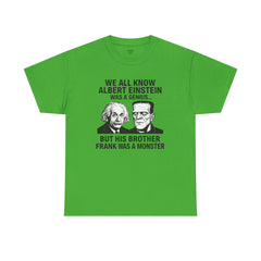 Funny Albert Einstein Science T-Shirt - Perfect Gift for Nerds, Frankenstein Halloween Shirt
