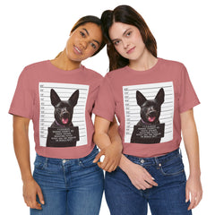K9 Mugshot Personalized with your Dog T-Shirt
