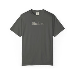Shalom Graphic Tee - Jewish Quiet Faith A quiet expression of peace that works in every direction - Jewish Quiet Faith