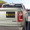 This Vehicle Runs On Nuclear Power Graphic Car Magnets