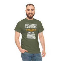 Funny United States Submarine Officer Multilingual T-Shirt