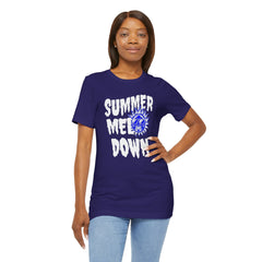 Summer Meltdown Graphic Tee — "Summer Melt Down" Sun Design
