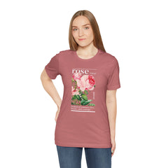 Rose Definition Unisex Tee - Symbol Of Romance, Love, Beauty And Courage