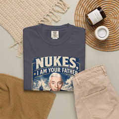 Nukes I Am Your Father Vintage United States Navy Nuclear Power Submarine Graphic T-Shirt
