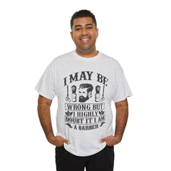 Humorous Barber Tee, Funny Barber Gifts, Unisex Cotton Shirt, Barber Appreciation, Father's Day Gift Tee, Hair Stylist T-Shirt