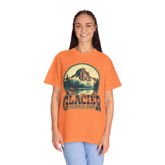 Glacier National Park Graphic, Comfort Colors Soft Relaxed Fit Unisex Garment-Dyed T-shirt