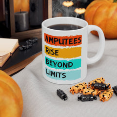 Amputee Motivational Ceramic Mug - Inspiring Quotes for Daily Motivation