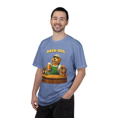 Golden Retriever Brewer Beer T-Shirt — Cute Brew-Dog Graphic Tee