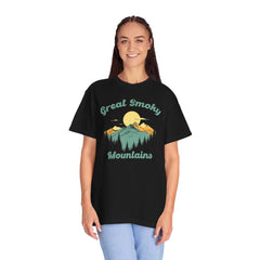 Great Smoky National Park National Park Graphic, Comfort Colors Soft Relaxed Fit Unisex Garment-Dyed T-shirt