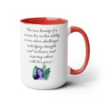 The true beauty of a woman lies in her ability to rise above, Quote Mug, 15oz ceramic mug, gift for her, gift for daughterr, gift for Mom