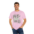 Sea Turtle, Salt And Sea -  Graphic Unisex Garment-Dyed T-shirt