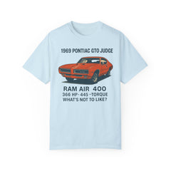 Retro Pontiac 1969 GTO Judge - Unisex Comfort Colors Garment Dyed T-Shirt