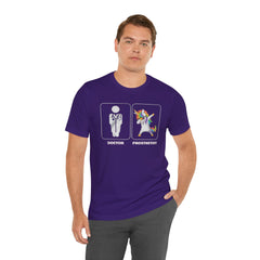 Funny Doctor vs  Prosthetist Unicorn - Graphic Unisex T Shirt