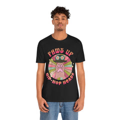 Funny Cat Paws Up Hip Hop Heads - Graphic Tee