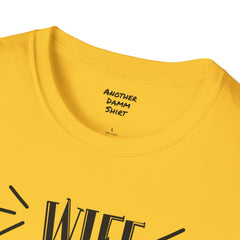 Wife Nurse Mom - Unisex Softstyle T-Shirt | Nurse Awareness,Medical Wear,Gift For Him,Scrubs Lover,Hospital Staff Gift,Gift For Her,RN