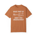 What Part of The Pi Equation Don't You Understand, Comfort Colors Unisex Garment-Dyed T-shirt