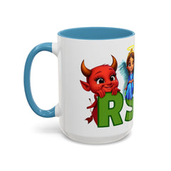 Russell Sage College Mascot Characters 11oz or 15 oz Ceramic Mug - Personalize your mug with your grad year by entering it in the notes field before you complete your purchase
