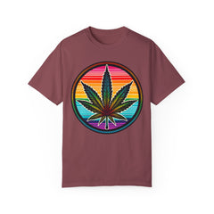 MARIJUANA LEAF TShirt, Vintage Style tee, Leaf Graphic Tee, Weed Lover, Smoke Cannabis tee, Relaxed Fit tee, Stoner Lifestyle, Retro Style