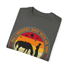 Retro Sand In My Boots Cowboy Rodeo - Graphic Comfort Colors Tee Shirt