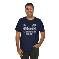 Phlebotomist Humor Tee, Funny Medical Shirt, Nurse Gift, Blood Tech Wear, Cute Phlebotomy Humor, Healthcare Apparel