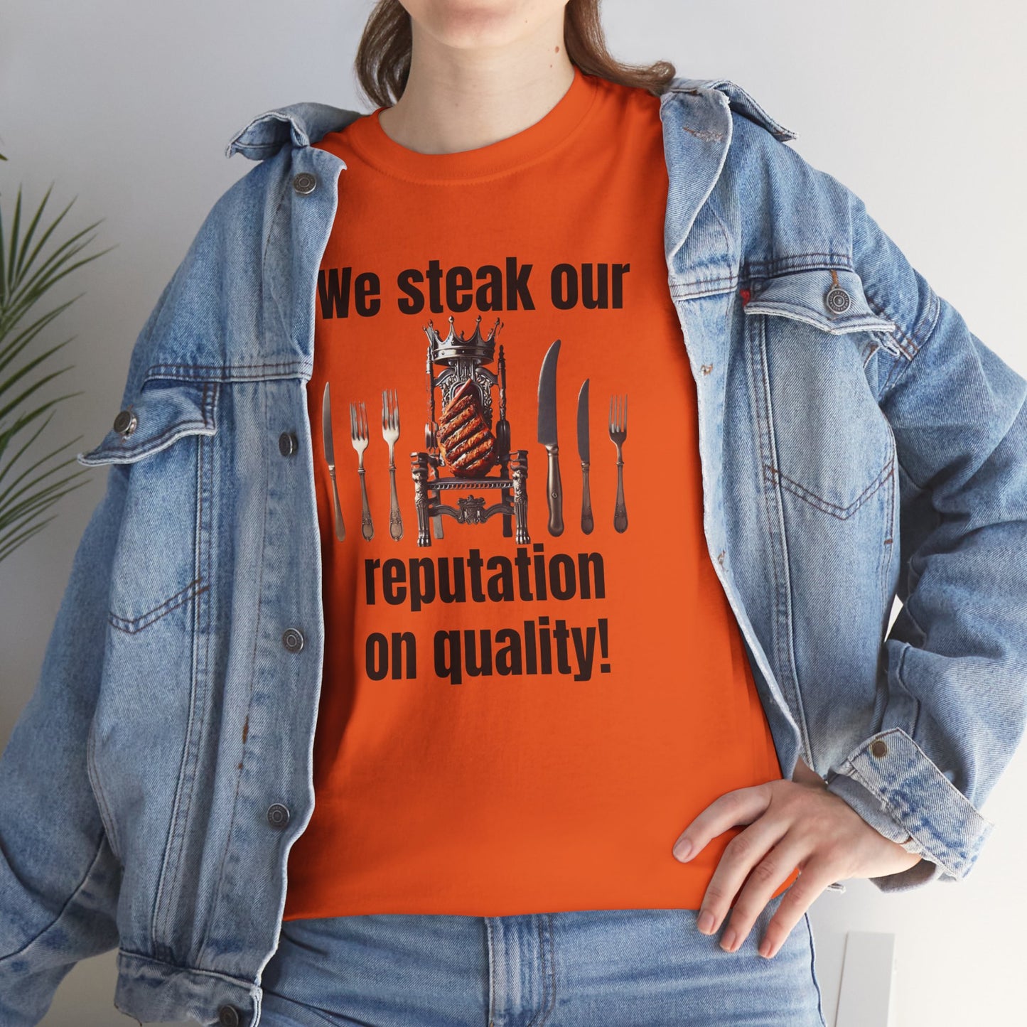 Butcher We steak our reputation on quality! - Unisex Tee