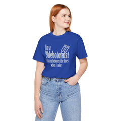 Phlebotomist Humor Tee, Funny Medical Shirt, Nurse Gift, Blood Tech Wear, Cute Phlebotomy Humor, Healthcare Apparel