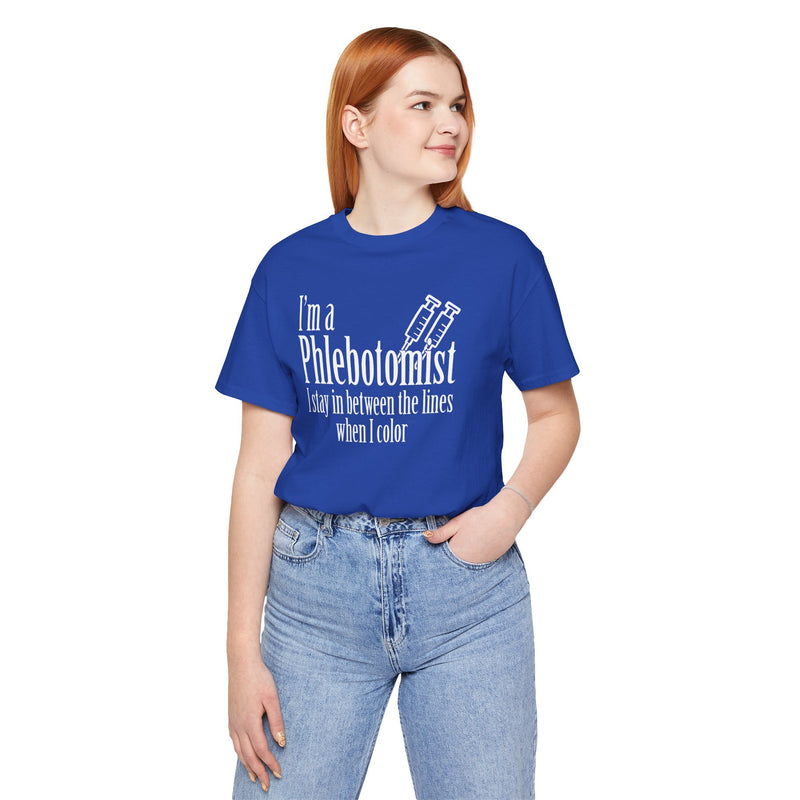 Phlebotomist Humor Tee, Funny Medical Shirt, Nurse Gift, Blood Tech Wear, Cute Phlebotomy Humor, Healthcare Apparel