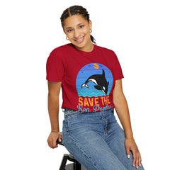 Save The Sea Pandas Comfort Colors Unisex Garment-Dyed T-shirt