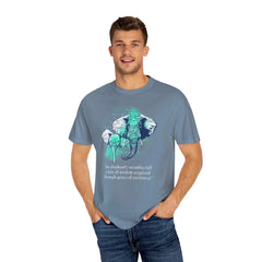 Elephants Graphic  Garment-Dyed T-shirt
