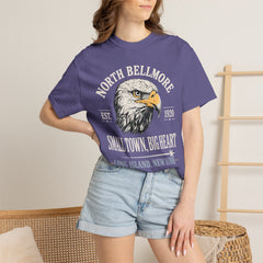 Your Home Town Personalized Eagle T‑Shirt — "Small Town, Big Heart"