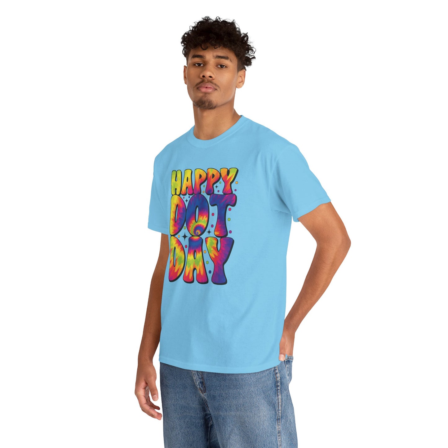 HAPPY DOT DAY - Graphic Unisex Heavy Cotton Tee