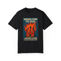 Funny I'm Not A Pyro I'm Just A Talking Head Music-Inspired Unisex T-Shirt - Burning Down the House Design