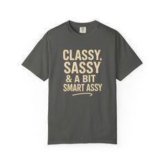 Classy Sassy T-shirt, Unisex Casual Top, Statement Tee, Gift for Her, Fashion Apparel, Birthday Humor Shirt
