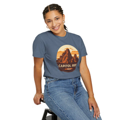 Capitol Reef National Park Graphic, Comfort Colors Soft Relaxed Fit Unisex Garment-Dyed T-shirt