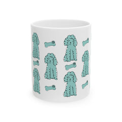 Poodle Ceramic Mug, (11oz, 15oz)