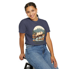 Grand Teton National Park Graphic, Comfort Colors Soft Relaxed Fit Unisex Garment-Dyed T-shirt