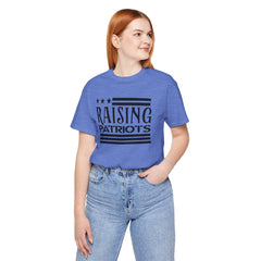 Raising Patriots Tee – Americana Stars & Stripes Family Pride T-Shirt