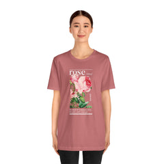 Rose Definition Unisex Tee - Symbol Of Romance, Love, Beauty And Courage