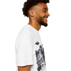 UFO Meets Cowboy Unisex Garment Shirt -Dyed  T Shirt