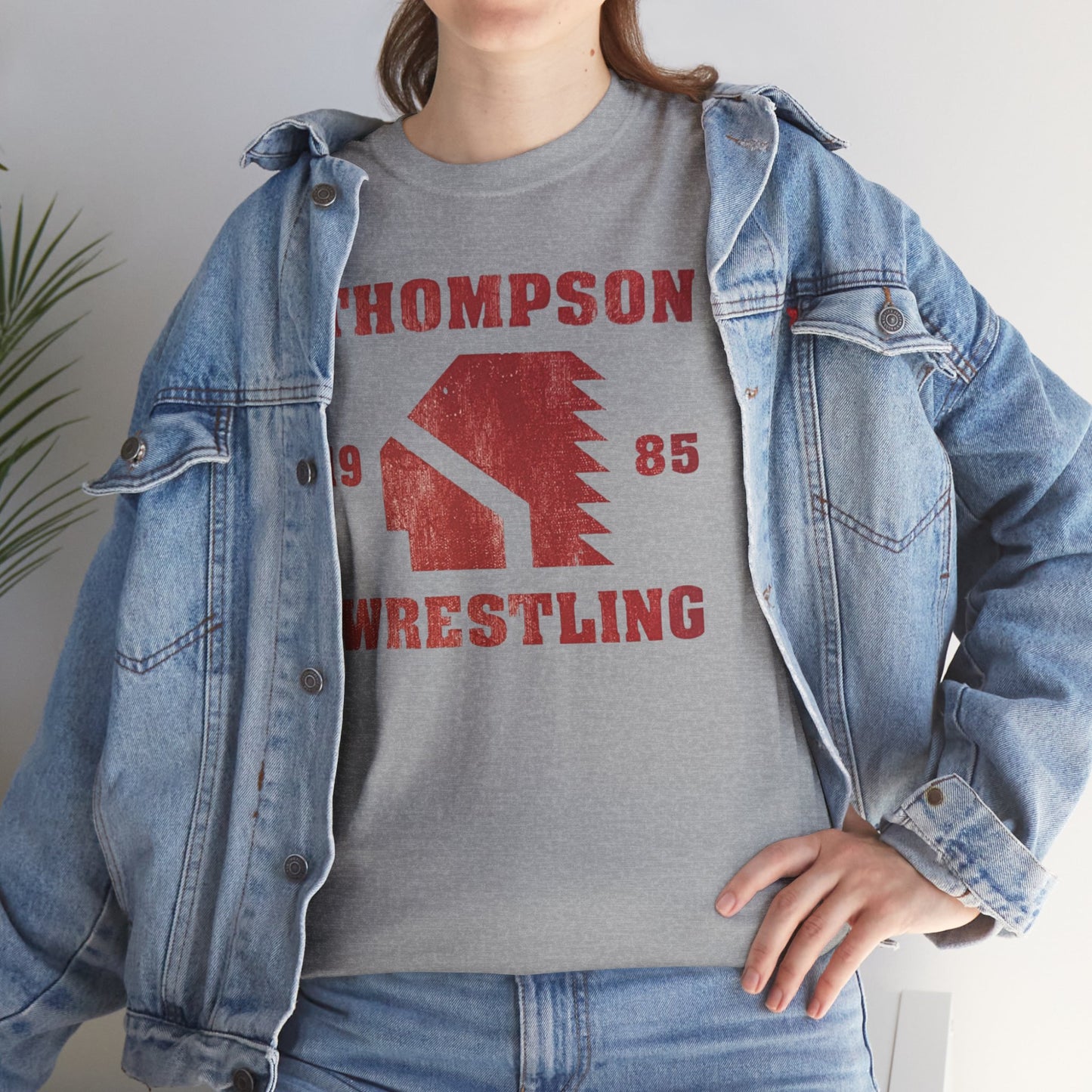 THOMPSON WRESTLING 1985, Unisex Heavy Cotton Tee