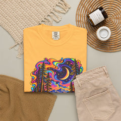 Mystical Psychedelic Moonlit Forest T-Shirt